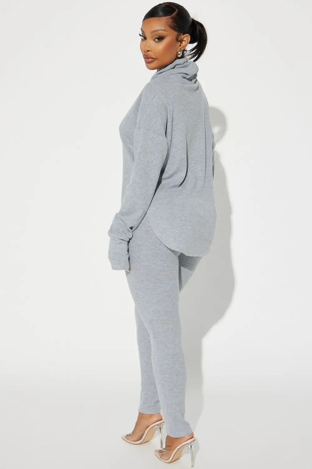Raegan Legging Set - Heather Grey