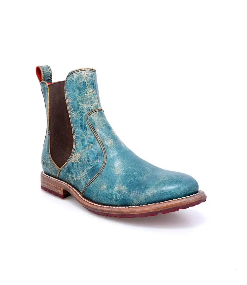 Slip-On Distressed Chelsea Boots