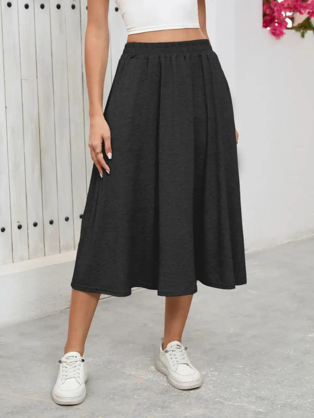 Pocket Elastic Skirt