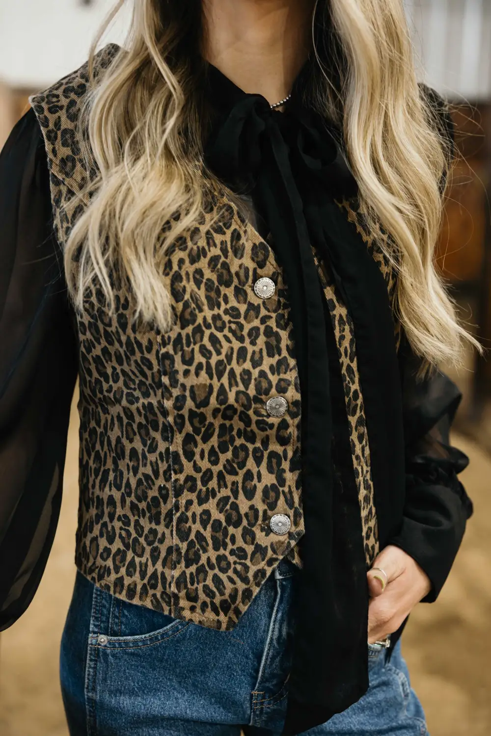 Veil Blouse Sleeveless Top