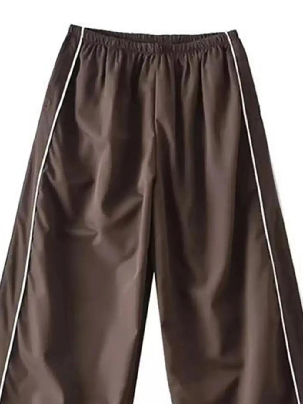Elastic Waist Wide Leg Pants