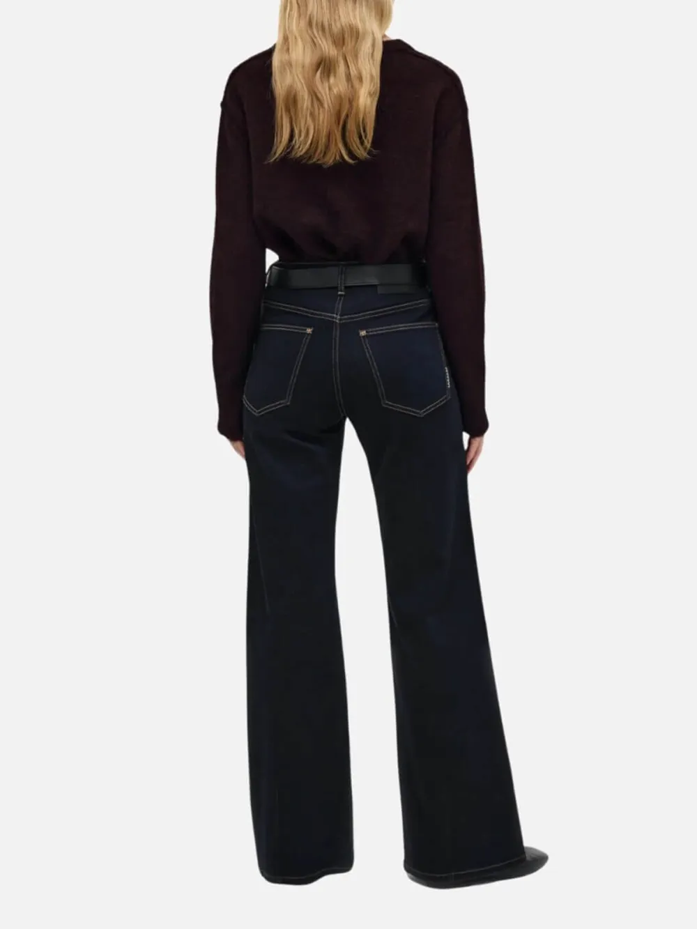 A-Line Wide Leg Jeans