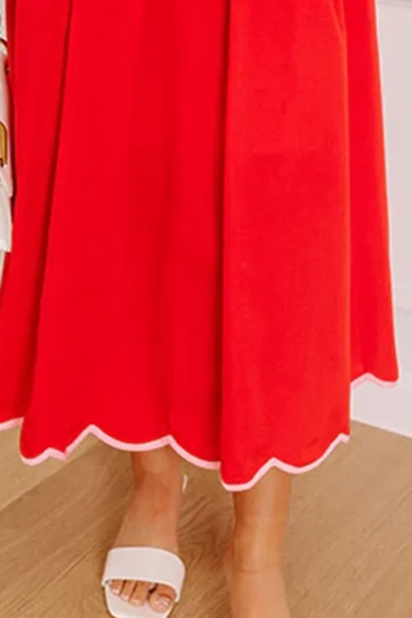 Loose Simple And Elegant Half-Length Skirt