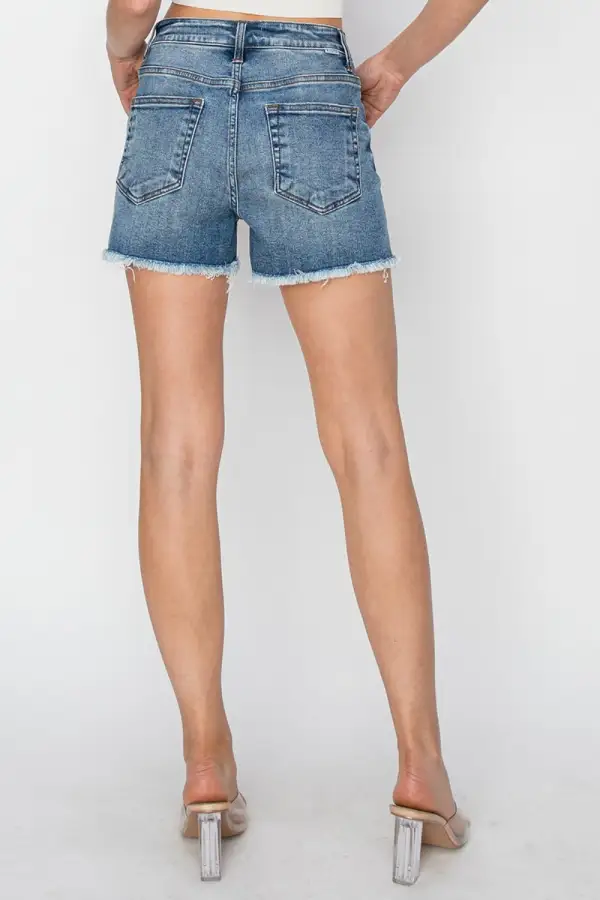 Lounge Frayed Hem Shorts