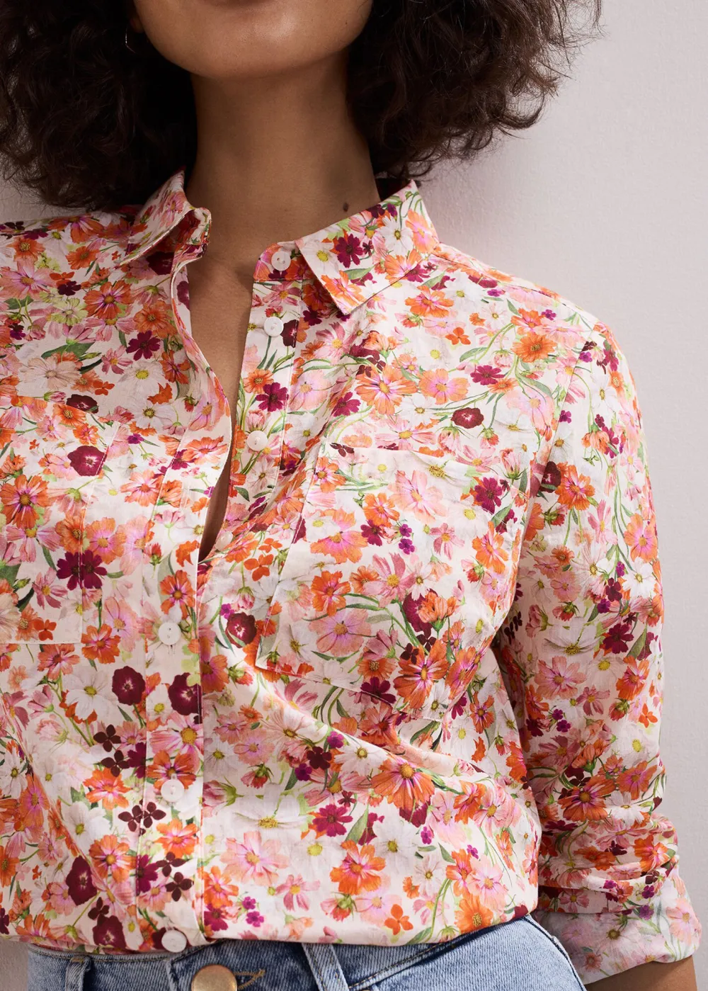 Bright Colorful Printed Shirts For Women