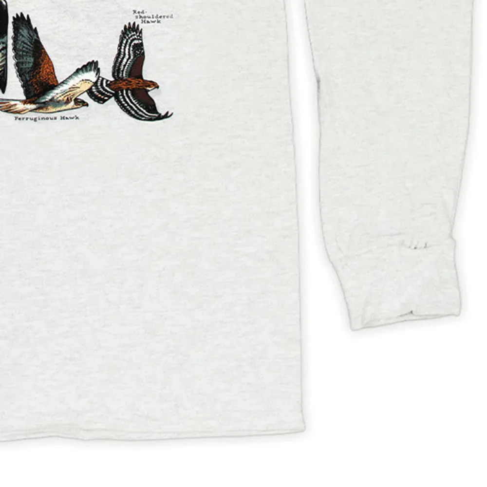 Bird Print Long Sleeved Women's Top