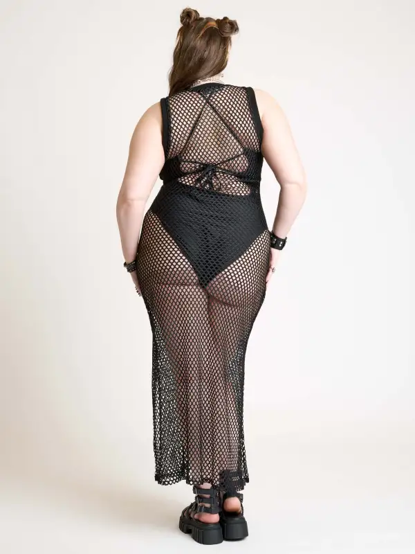 Fishnet Maxi Dress