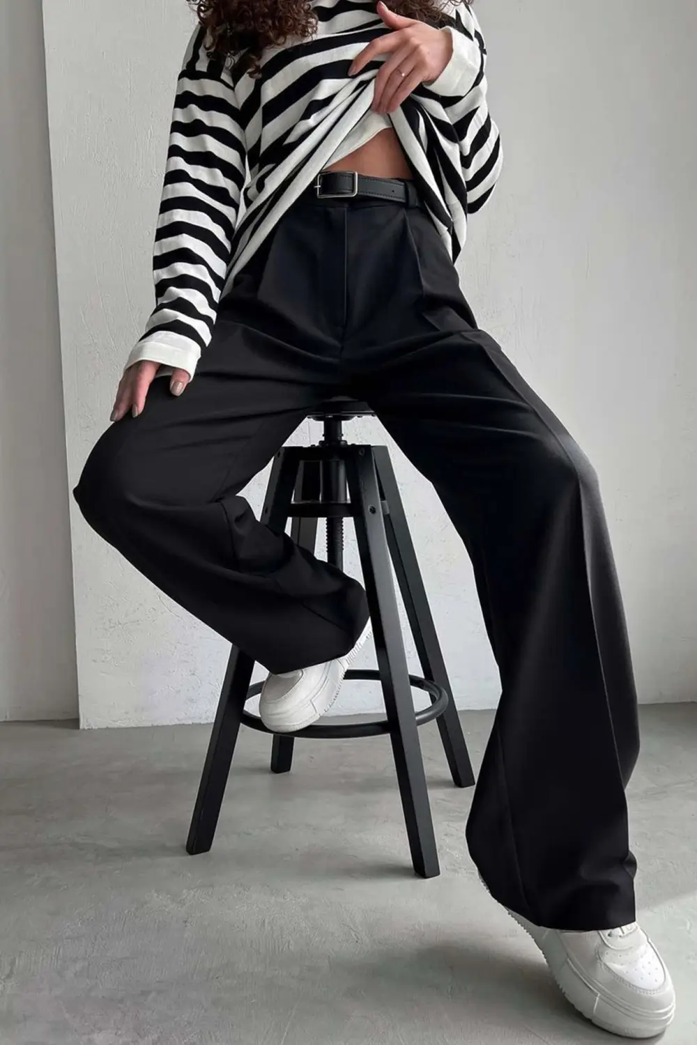Tailored Straight Leg Pants