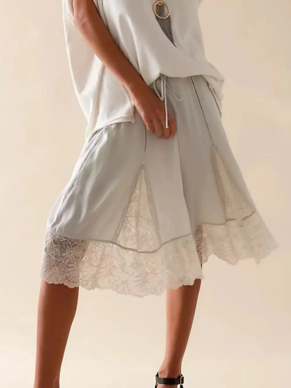 Lace Detail Shorts