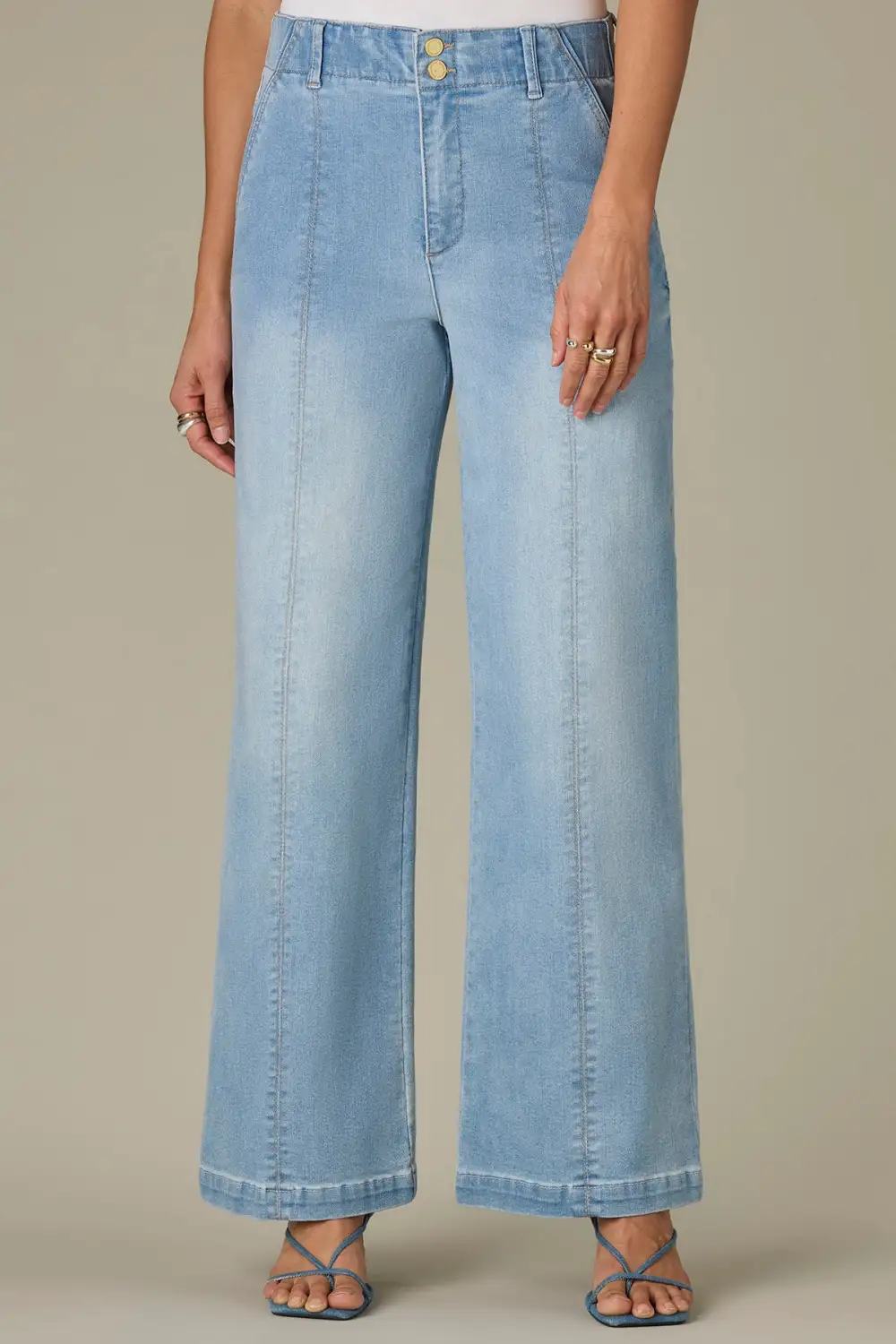 Everyday Petite Wide Leg Jeans