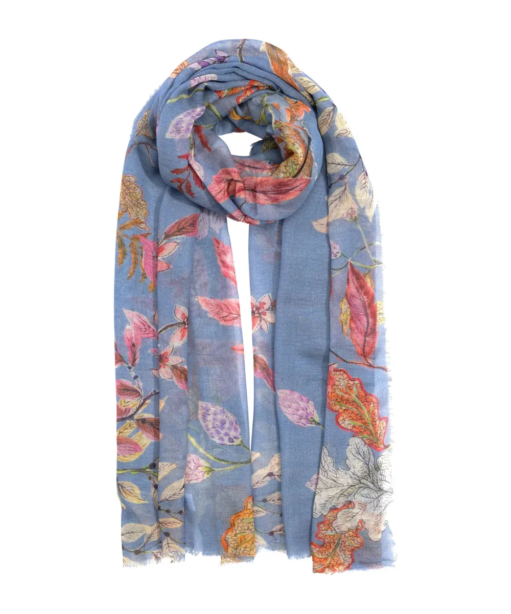 Casual Style Flower Trail Wrap