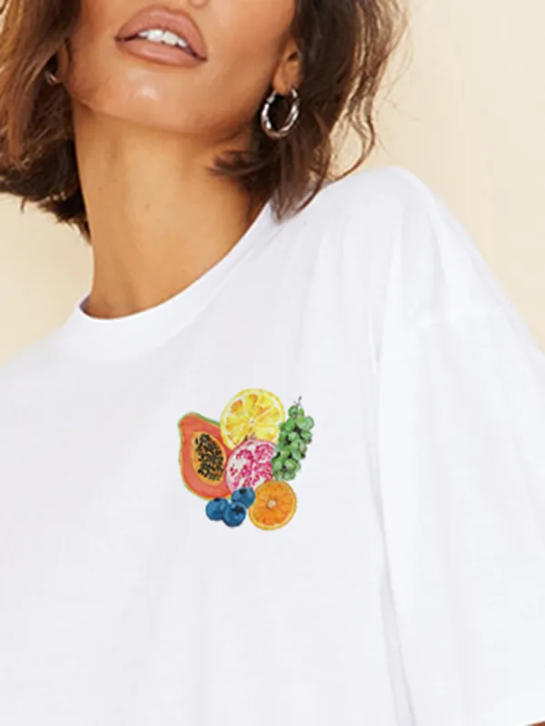 Cotton White Oversized T-Shirt