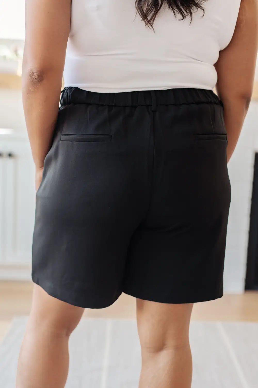 Relaxed Simple High Waist Shorts