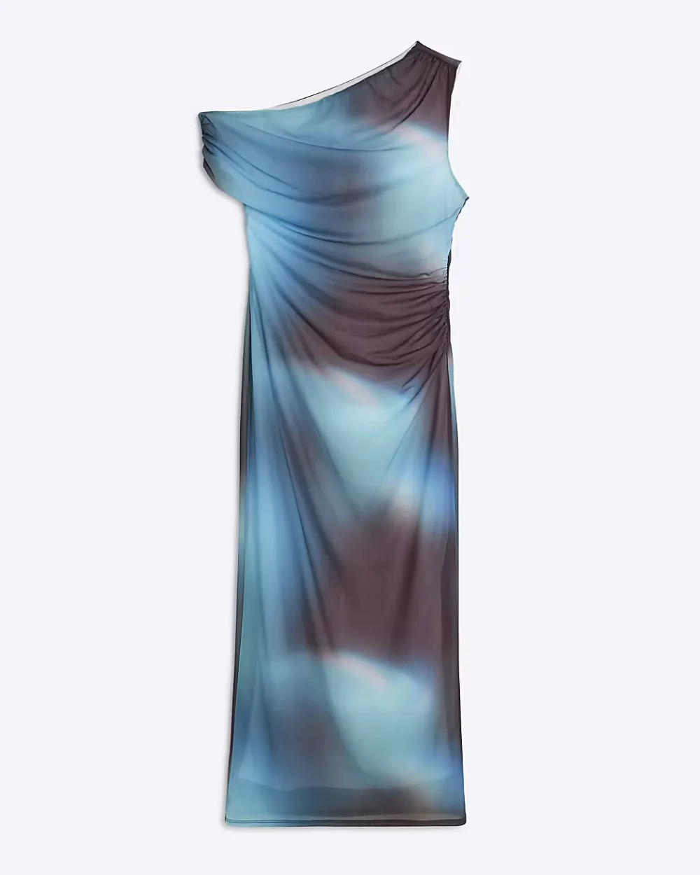 Blue Gradient Slim Fit Fashionable Women's Dresses