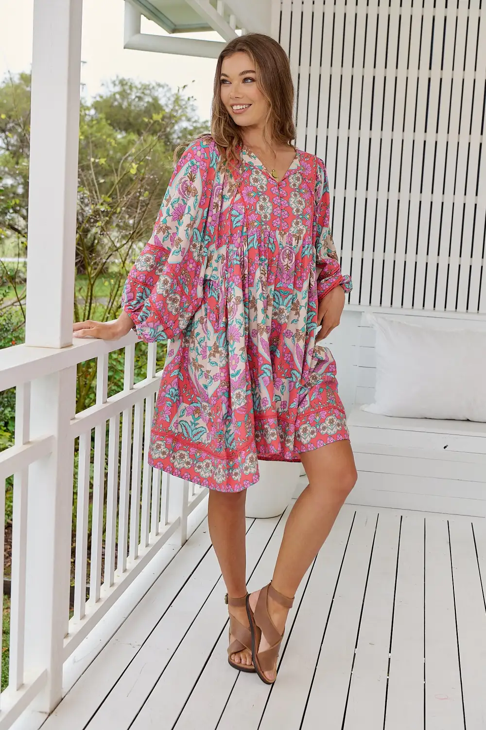 Adela Mini Dress - Daiquiri