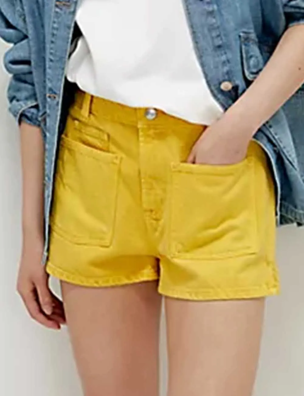 Button Pocket Shorts