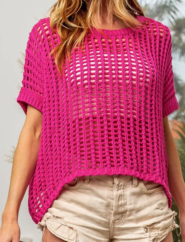 Net Crochet Top