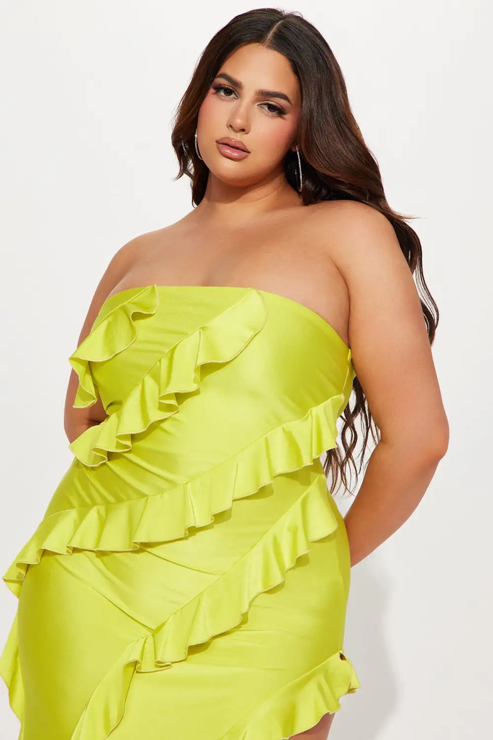Your Only Concern Maxi Dress - Chartreuse