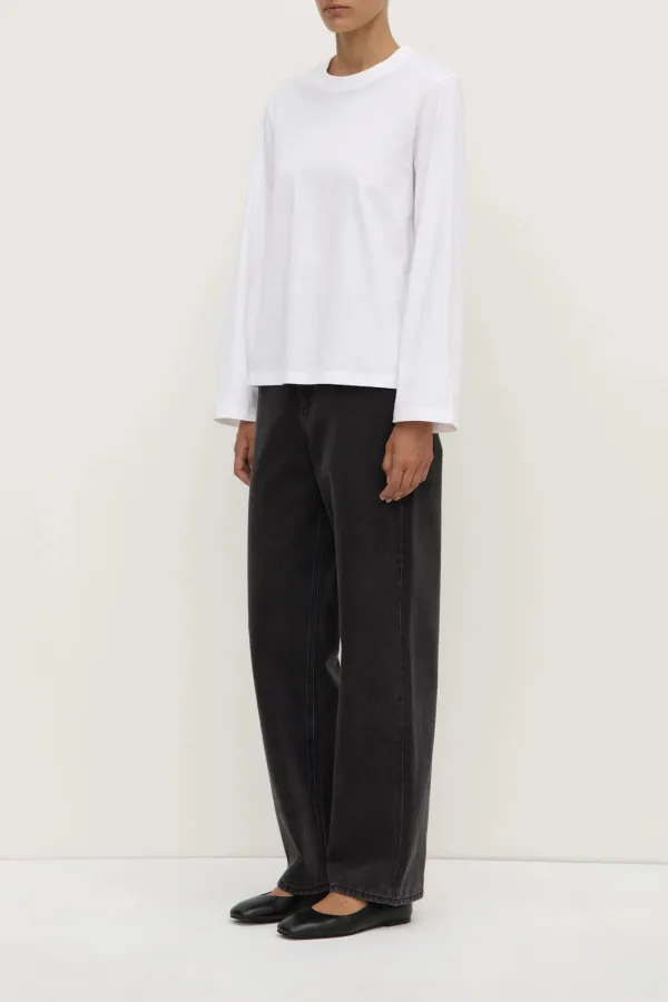 Ribbed Collar Women's T-Shirt