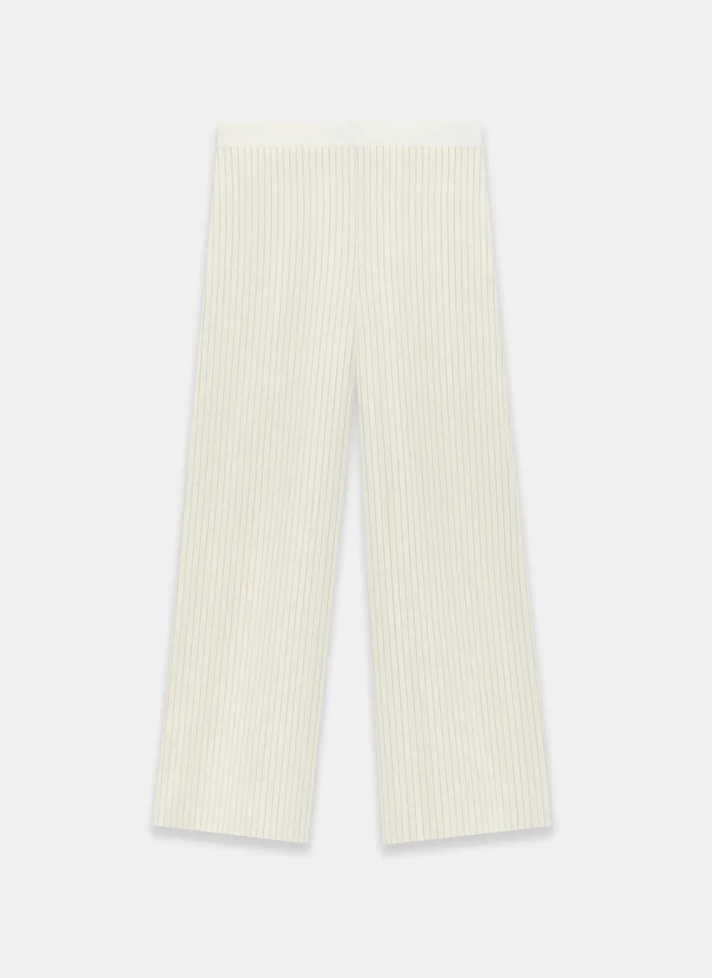Casual Style Neutral Stripe Wide Trousers