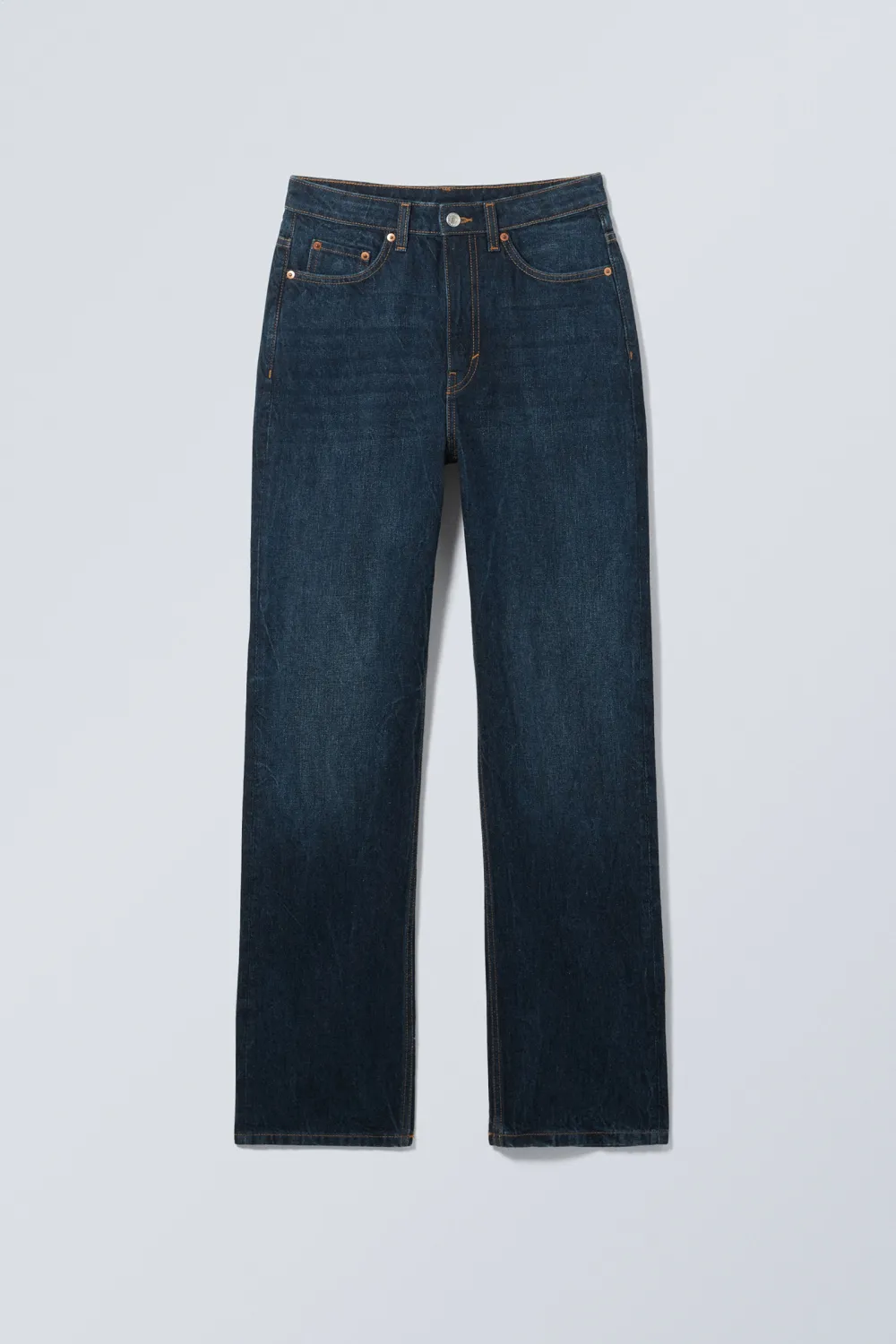 High Rise Jeans With Pockets