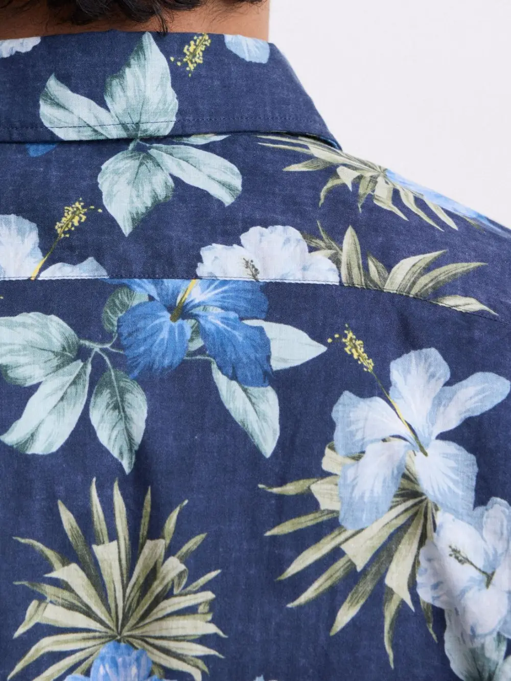 Casual Soft And Comfortable Light Blue Print Shirt