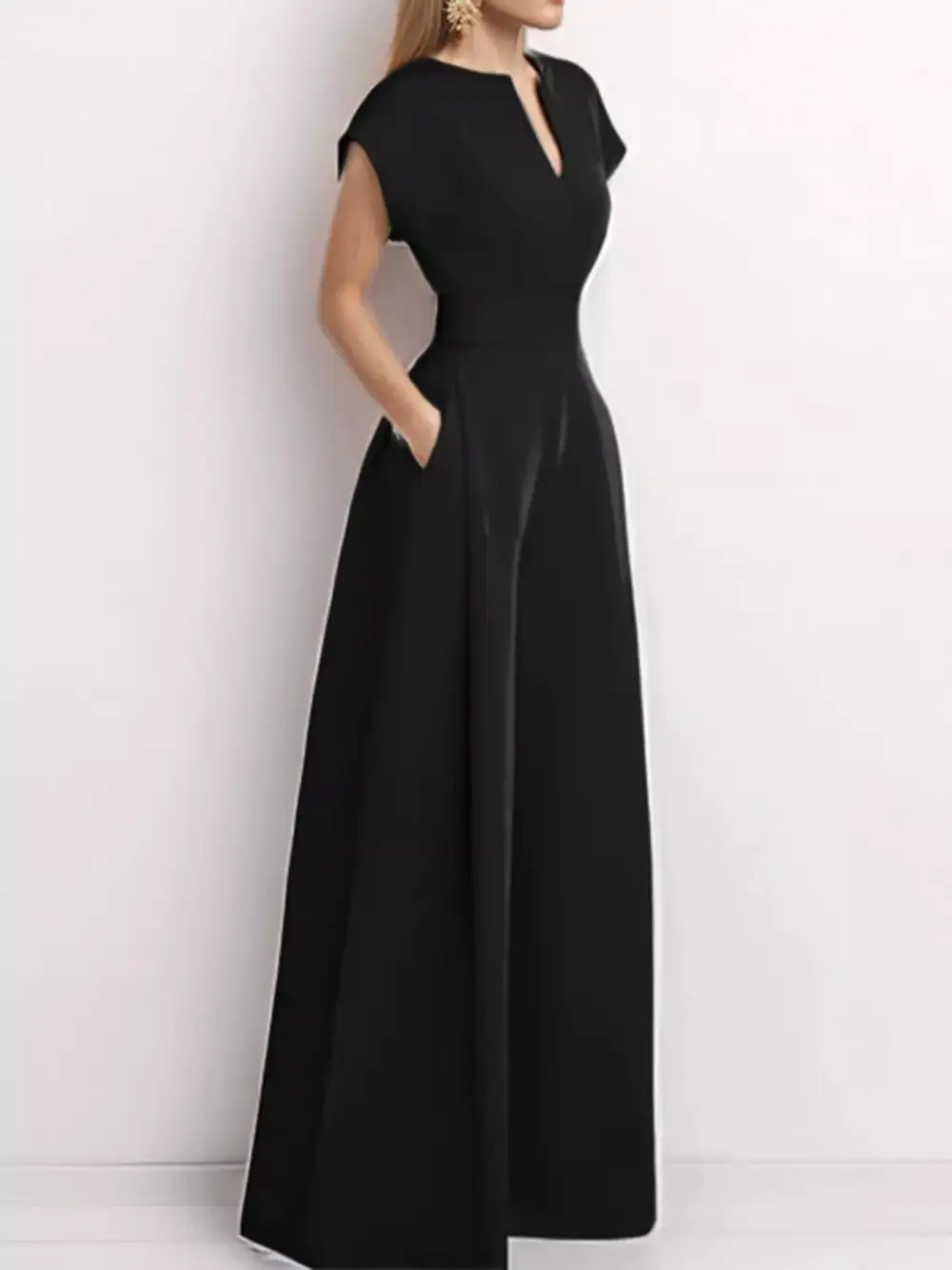 Wide Leg Full Jumpsuit
