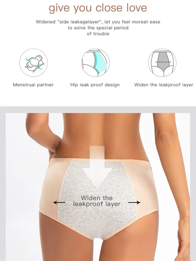 Women's Breathable Menstrual Panties