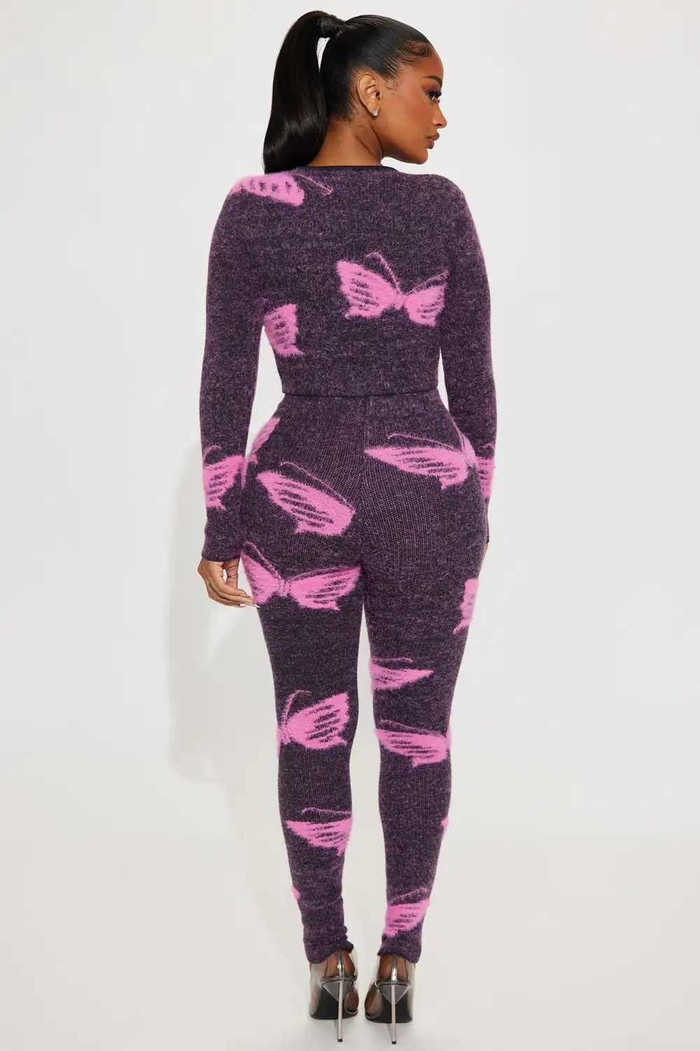 Butterfly Dreams Legging Set - Pink/combo
