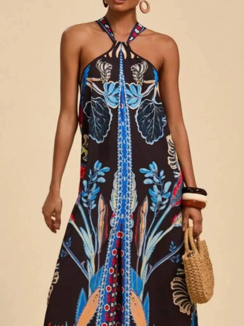 Polished Wide Leg Halter Jumpsuit