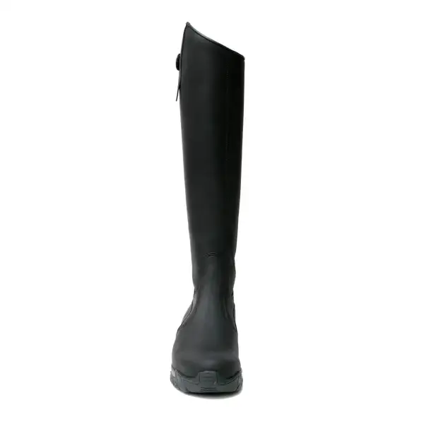 Leather Adjustable Tall Riding Boots