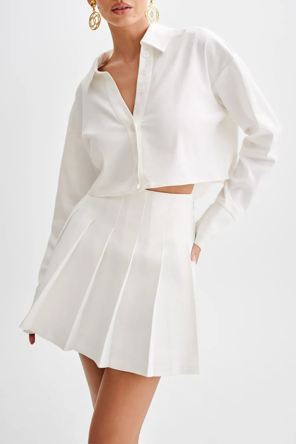 Cotton Button Up Shirt