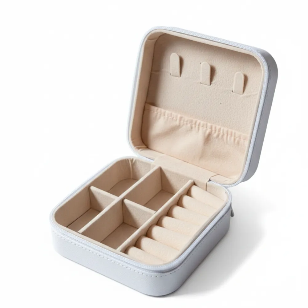 PU Leather Jewelry Organizer Case