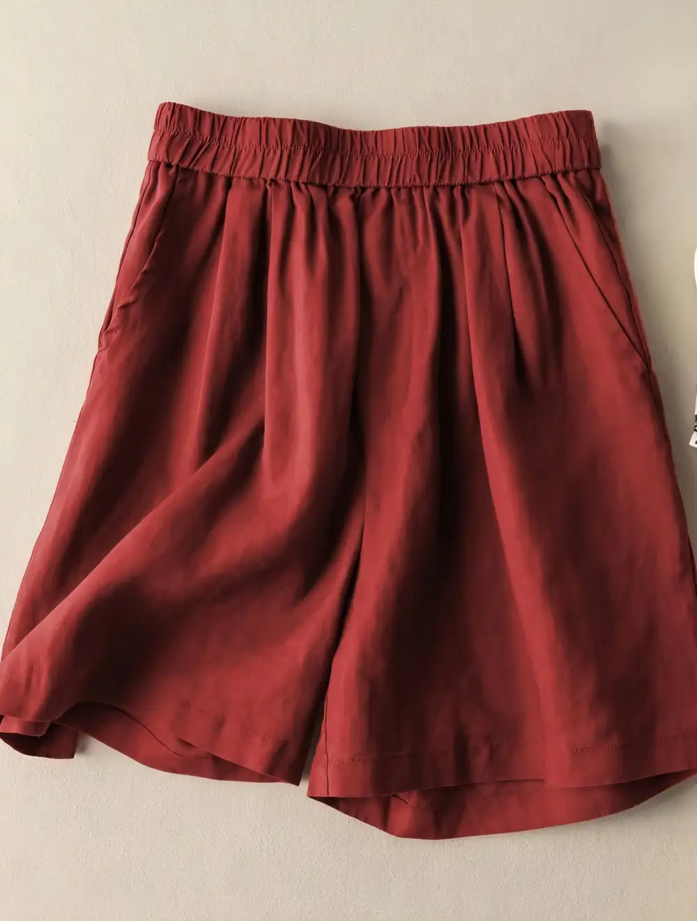 Elastic Waist Flowy Shorts