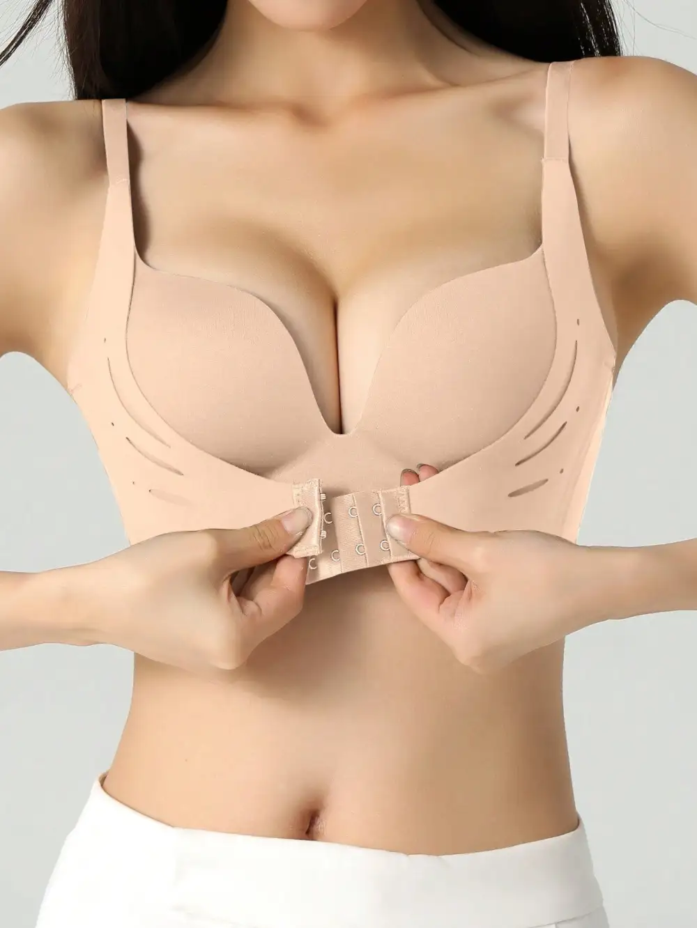 Wireless Front Closure Padded Wireless Bra