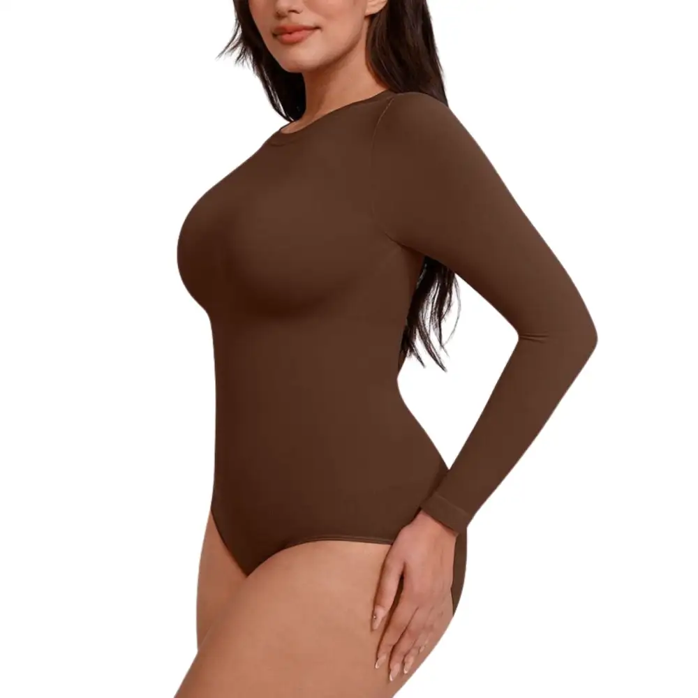 Contour Fit Long Sleeve Shaping Bodysuit