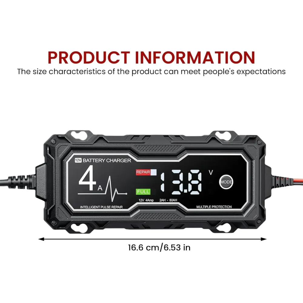 GBX155 4250A Jump Starter – 10L Gas/8L Diesel, Smart Charger & Power Bank