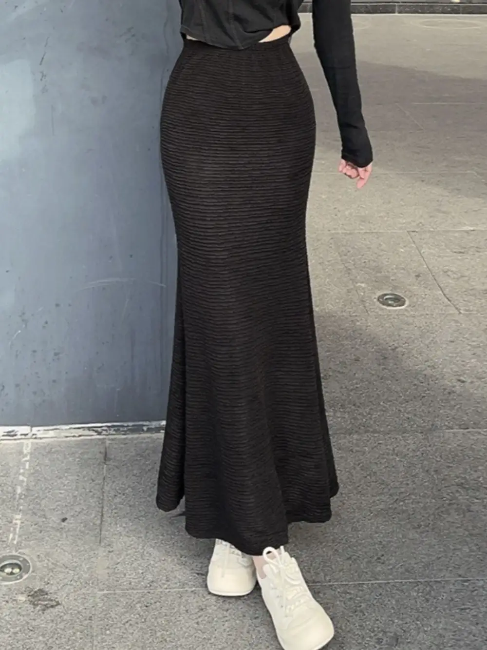 Knit Textured Skirt