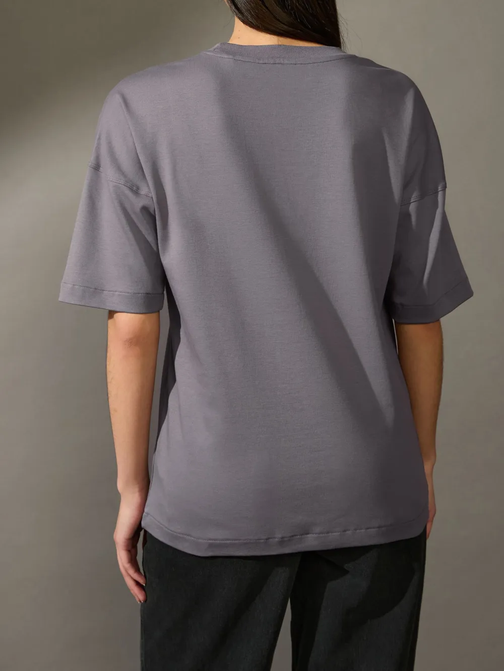 3-Piece Set Of Oversized Pure Cotton T-Shirts