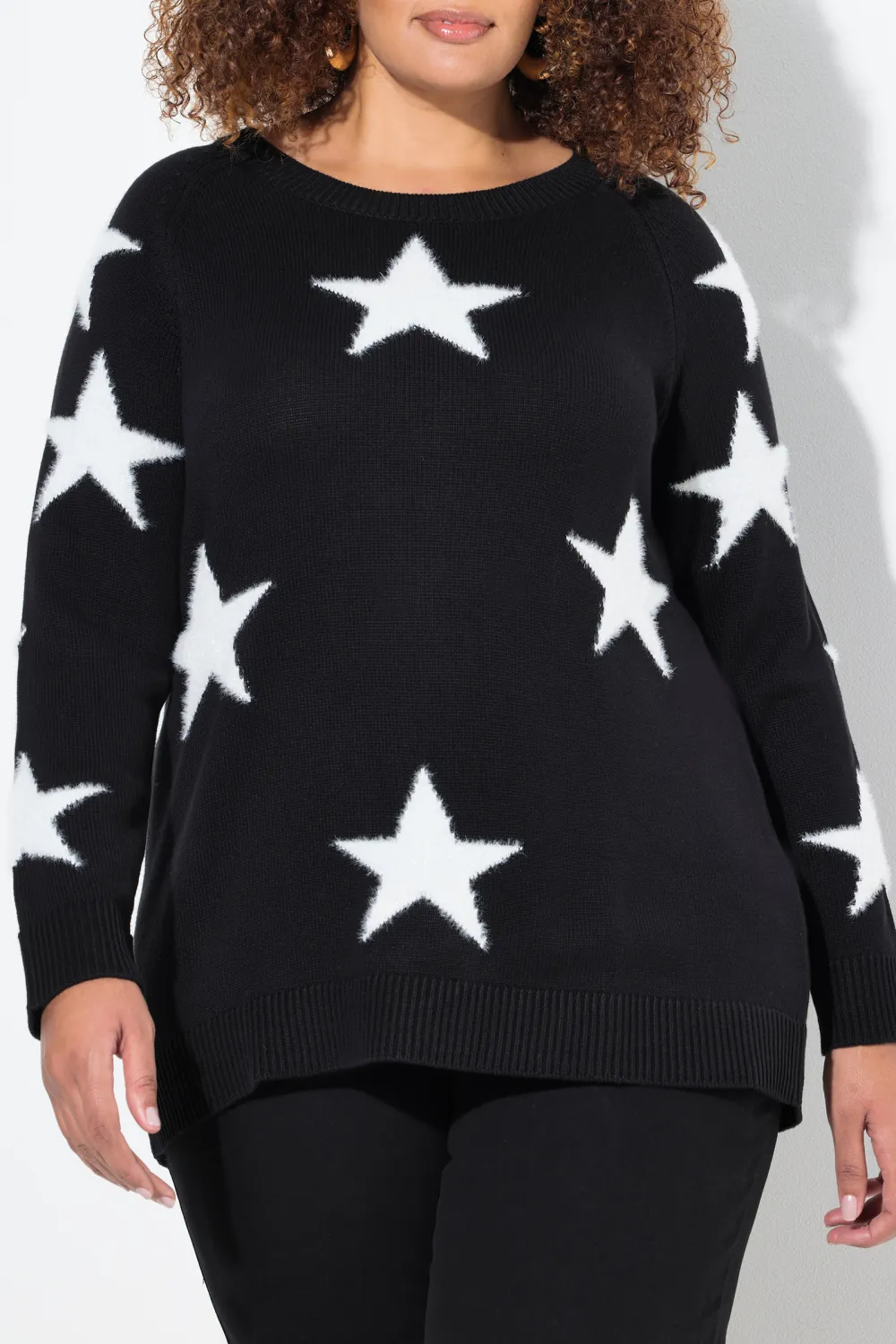 Pentagram Contrasting Sweater