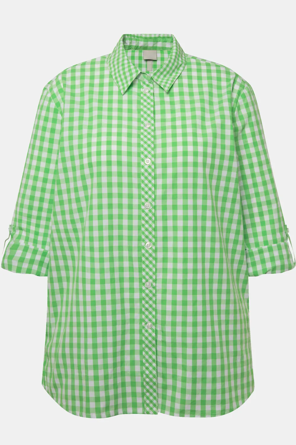 Contrasting Checkered Shirt