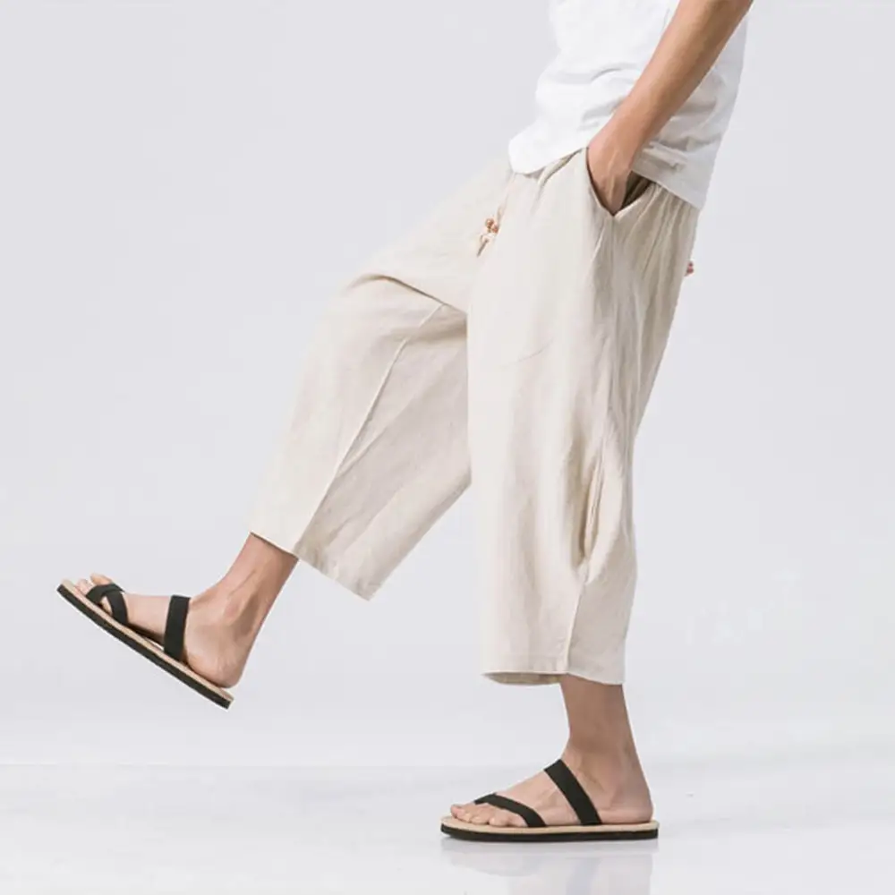 Lightweight Cropped Utility Pants