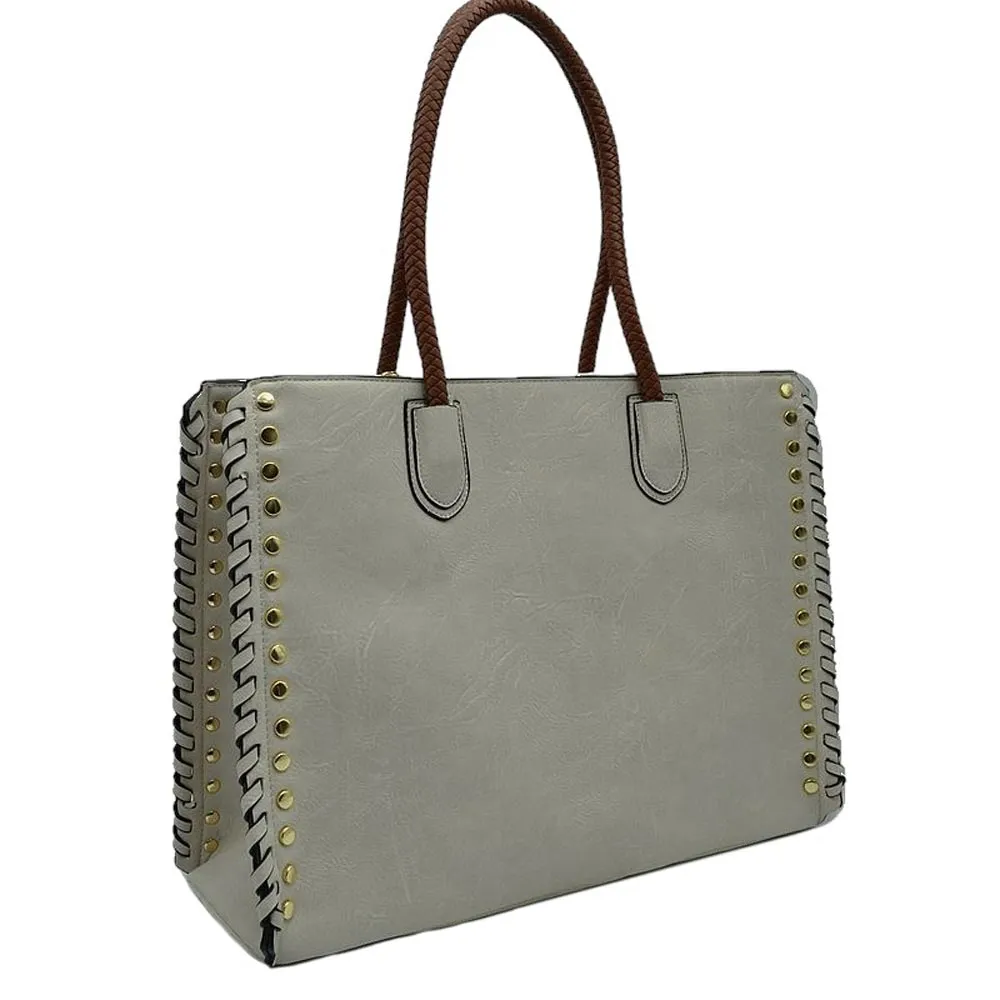 Tote Studded Shoulder Bag
