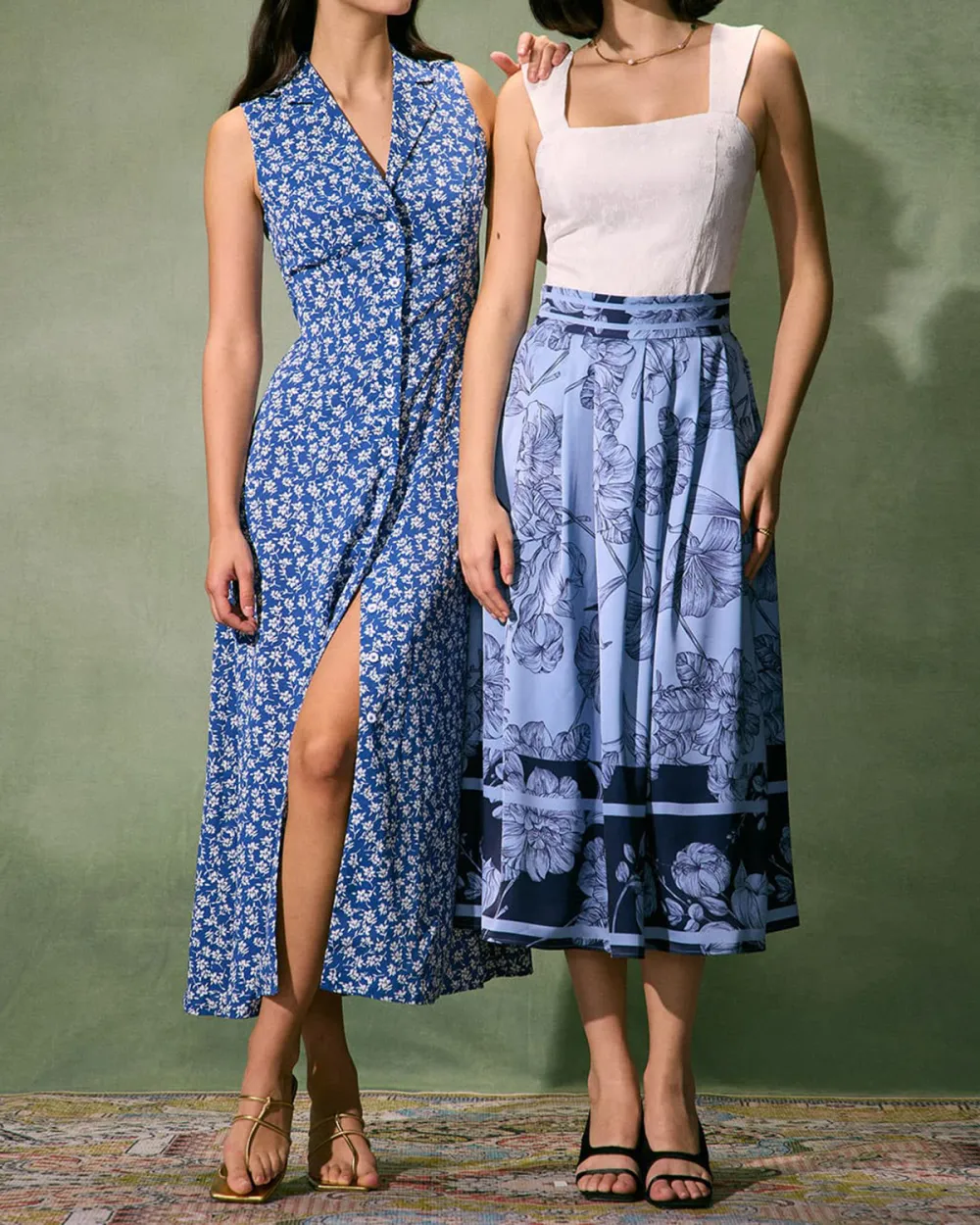 Floral Ultra Long Dress