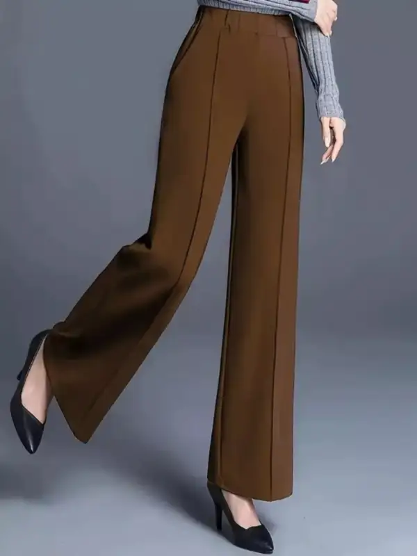 Easygoing Wide Leg High Waist Pants