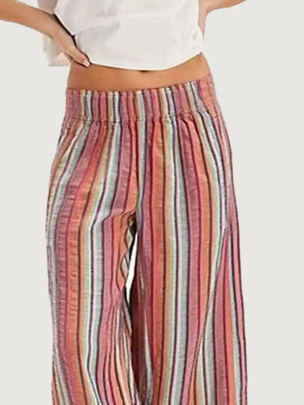 Everyday Striped Wide Leg Pants