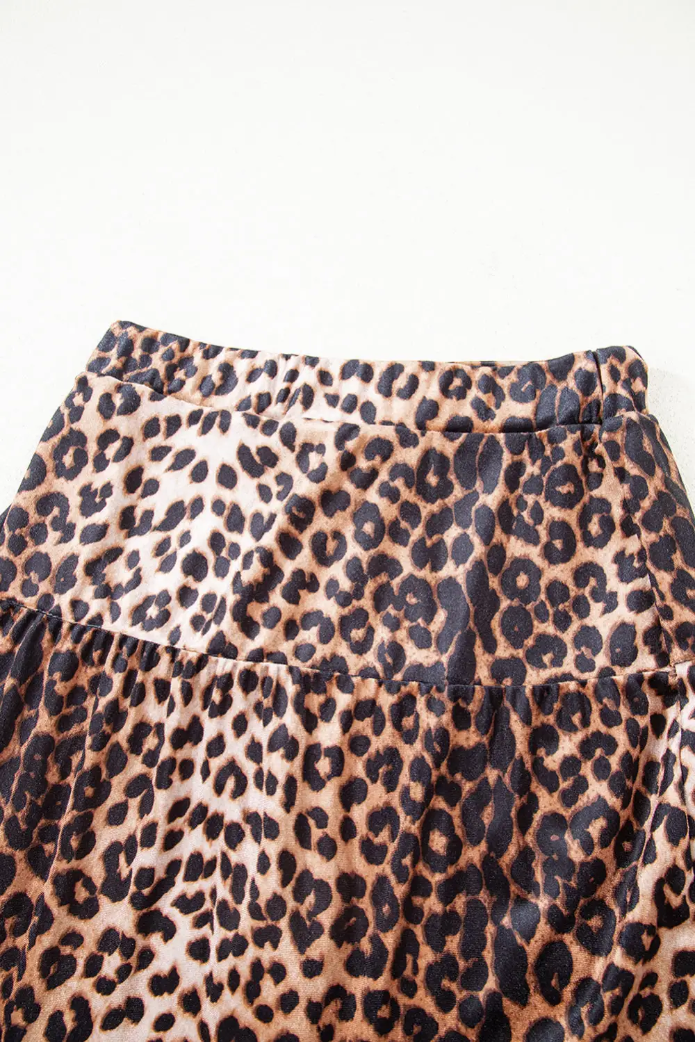 Soft Printed Leopard Skirt