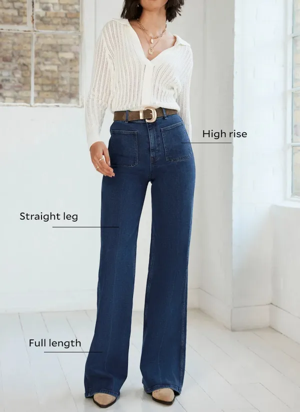Casual Style Wash Straight Jeans