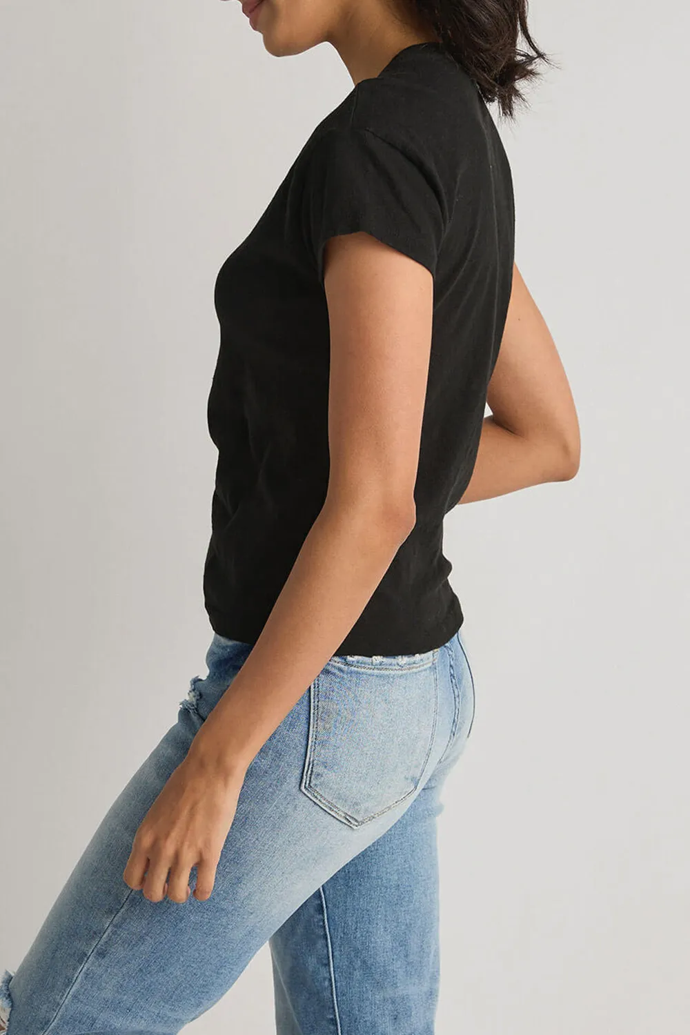 Z Supply Modern Slub Tee - deep taupe