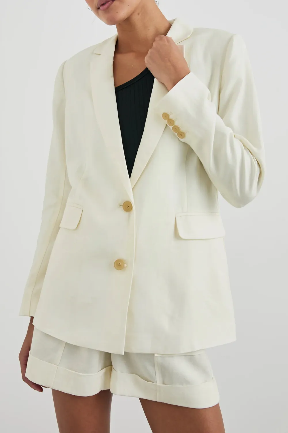 Luxurious Linen Light Business-Style Women's Jacket